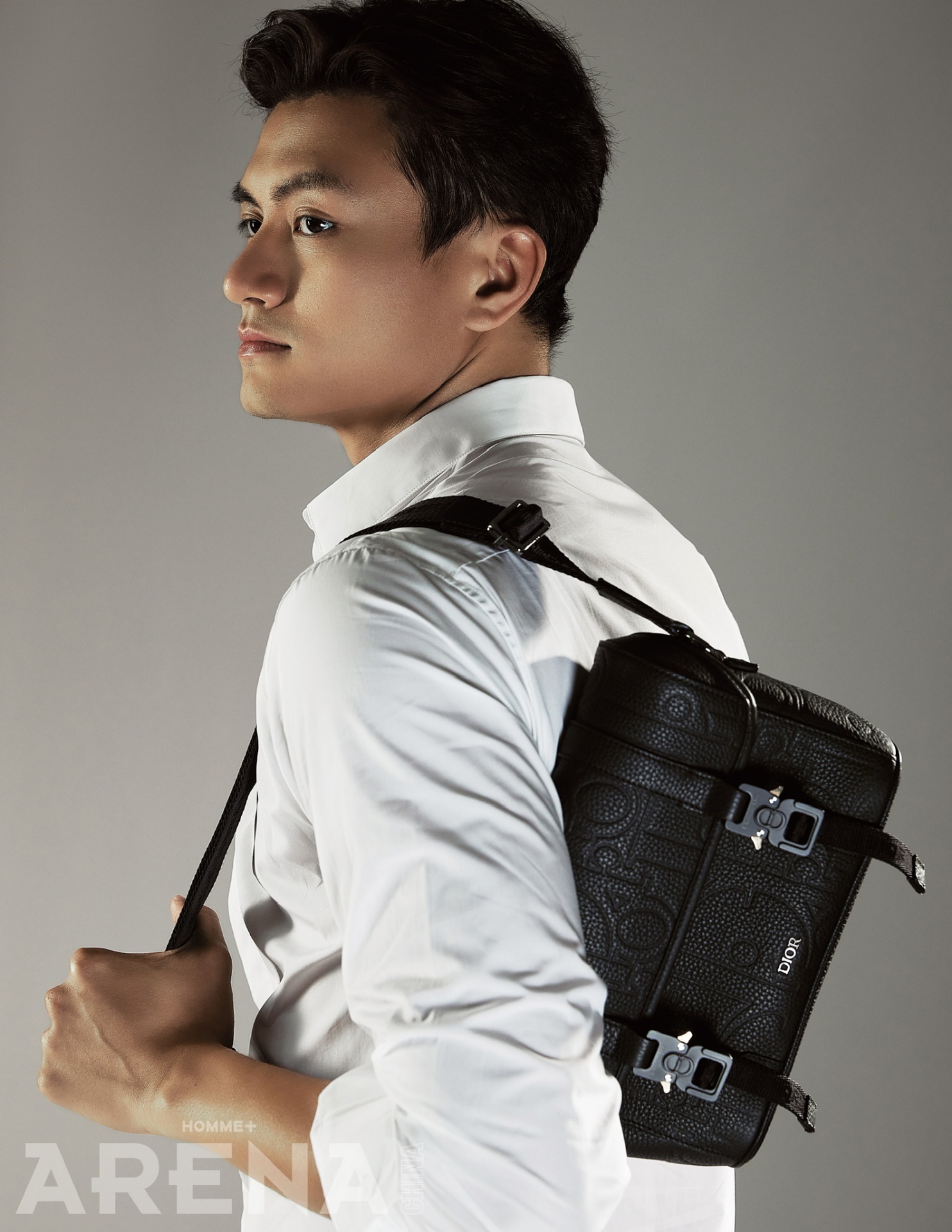 Arena Homme+ China — Dior bag profile portrait