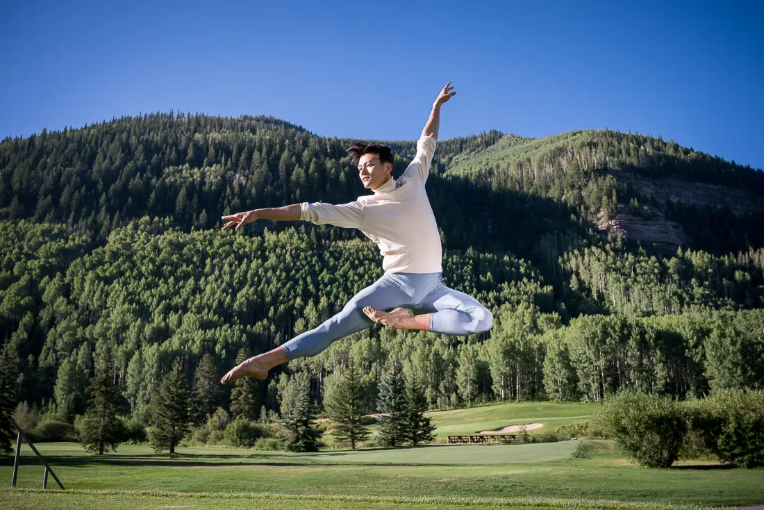 Chun Wai Chan — grand jeté in the Rockies